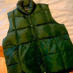 Lands End down filled vest. Comfy and warm!